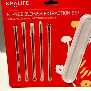 Spalife- 5 piece Blemish Extraction Kit/Set with Case